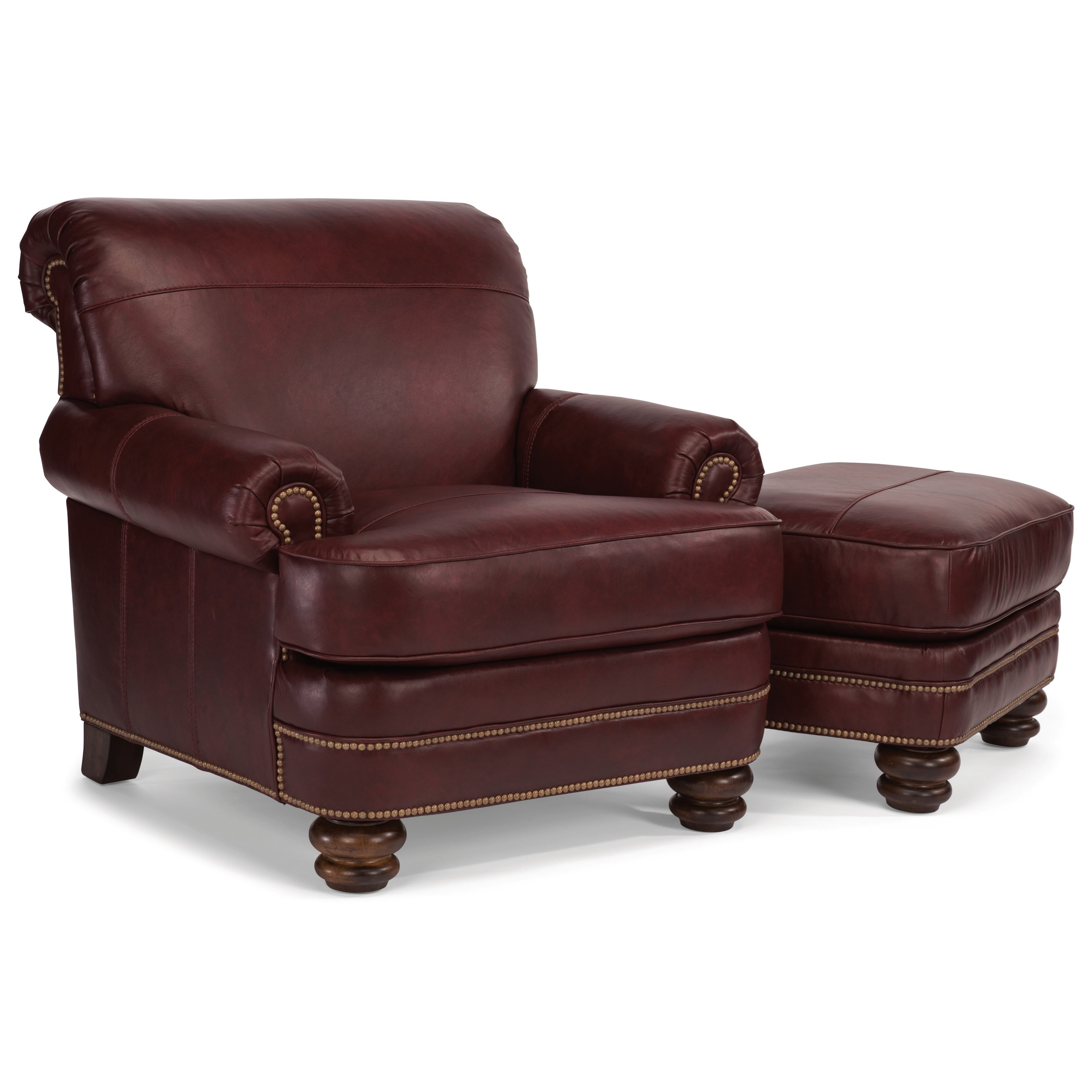 Flexsteel west hotsell chair and ottoman